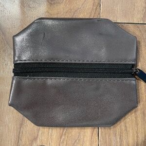 New Metallic Zippered Pouch